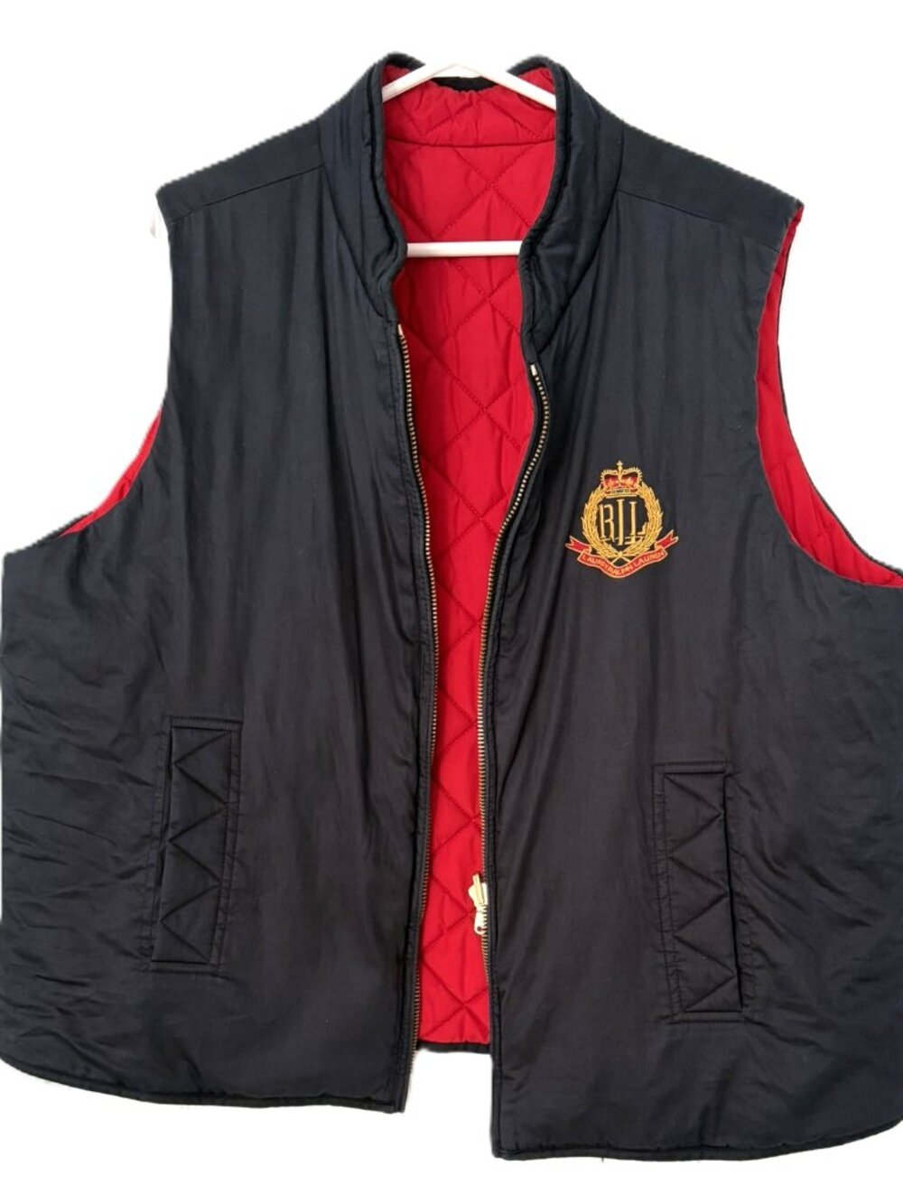 Ralph Lauren Reversible Equestrian Vest Size 2X